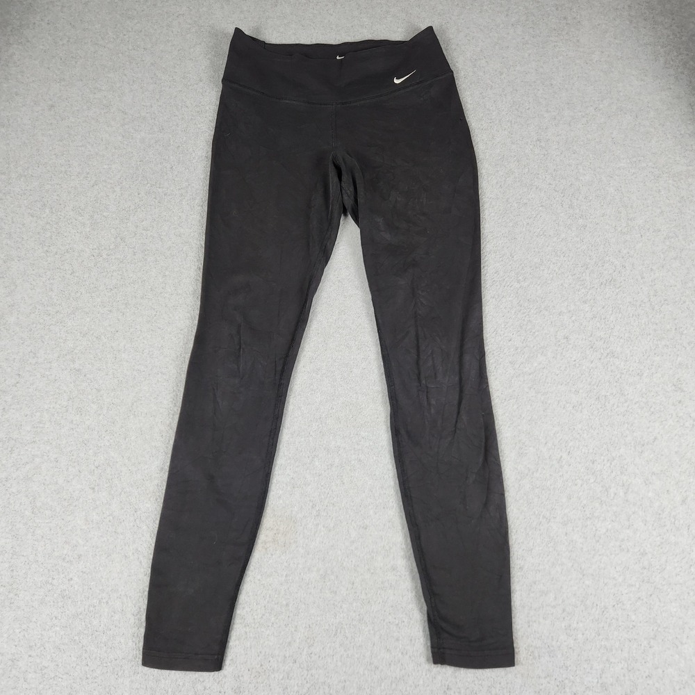 Nike Leggings Womens Small Black Dri-FIT Athletic Skinny Stretch High Waisted
